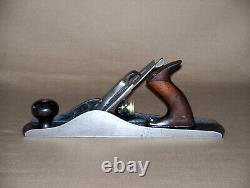 #24 1888-1892 Vintage Stanley Bailey No 5 Type 6 Smooth Bottom Wood Plane CLEAN