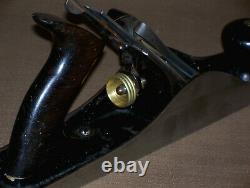 #24 1888-1892 Vintage Stanley Bailey No 5 Type 6 Smooth Bottom Wood Plane CLEAN