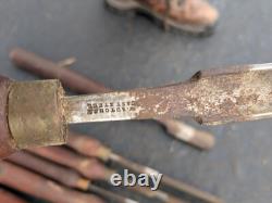 24 Vintage Lathe Chisels Wood Turning Woodworker Butcher Strelinger Other