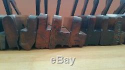 24 Vintage Wooden Moulding Planes Old Woodworking Tools