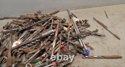 25 lb antique brace type drill bits auger & standard collectible woodworking lot