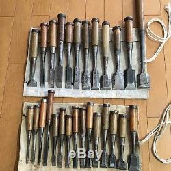 27 Vintage Japanese Woodworking Carpentry Nomi tools craftsman carpenter set