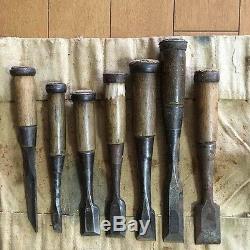 27 Vintage Japanese Woodworking Carpentry Nomi tools craftsman carpenter set