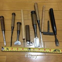 27 pics Vintage Japanese Woodworking Carpentry Tools Plane Hira Kanna Chisels