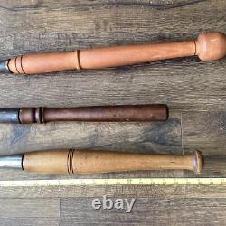 3 Chisel Slick Socket Framing Timber Wood Working T. H. Witherby G. I. MIX