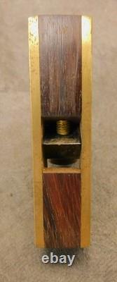 3 Crown Tool Co. Rosewood & Brass Planes Sheffield England Woodworking Tool