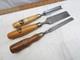 3 Marples Wood Chisels Gouge Firmer Carving Woodworking Tools 1-1/2