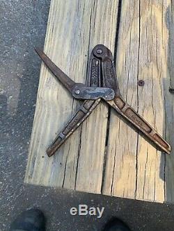 3! Old Used Vintage Woodworking Tools Corner Clamps Hartford Fine Shape
