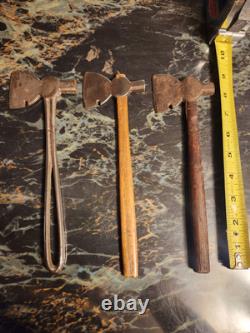 3 Small Hatchets, Vintage Woodworking