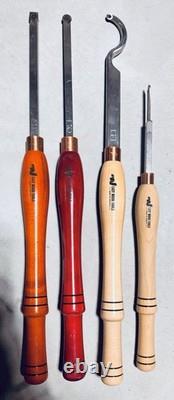 4 Full Size Easy Wood Tools LOT +++ ROUGHER, HOLLOWING, FINISHER PLUS EXTRAS