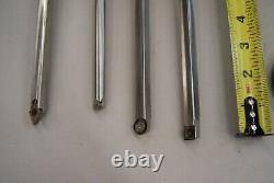 4 High End Hosaluk Handle Woodworking Turning Chisels Tools, Lathe, L-4829