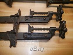 4 Vintage Antique Woodworking Clamps C. T. Co, Cin Tool Co. Hargrave Pickup in CT
