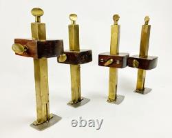 4 types antique Stanley no. 92 Mortise gauges old vintage woodworking tool gage