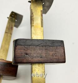 4 types antique Stanley no. 92 Mortise gauges old vintage woodworking tool gage