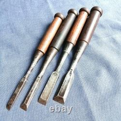 4PC Chisel Set Premium Woodworking Tools Handcrafted Edition