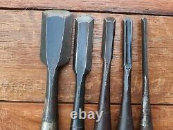 5 Japanese in canal gouge chisels Woodworking Tools