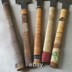 5 Japanese vintage woodworking carpentry tools saw nokogiri double blade