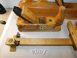 5 Vtg Ulmia Wooden Planes, 23.5, Wood Working Planes, Made in Germany, 8/8