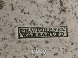 #51 1918 Vtg T. H. Witherby 3 1/2 Timber Framing Carpenter's Slick Wood Chisel