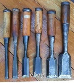 6 Japanese Chisels Woodworking Tools