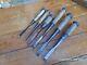 6 Old Japanese Mortise Chisels Woodworking Tools