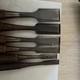 6-piece Japanese Chisel Set, Woodworking Hand Tools, Used, Brown Handles