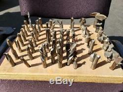 64 Piece Used Tooling Bit Lot (Woodworking Machinery)