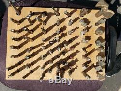 64 Piece Used Tooling Bit Lot (Woodworking Machinery)