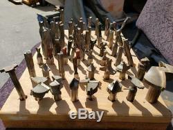 64 Piece Used Tooling Bit Lot (Woodworking Machinery)