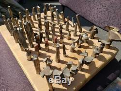 64 Piece Used Tooling Bit Lot (Woodworking Machinery)