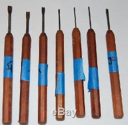 7 Dockyard Micro Wood Carving Tools USA