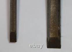 7 NOS Vintage Stanley Professional Bevel Edge Woodworking Chisels USA