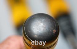 7 NOS Vintage Stanley Professional Bevel Edge Woodworking Chisels USA