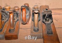 7 Transitional wood plane collectible wood working tool Stanley & more lot