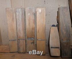 7 Transitional wood plane collectible wood working tool Stanley & more lot