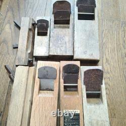8 Piece Japanese Kanna Set Antique Woodworking Tools Collector Edition