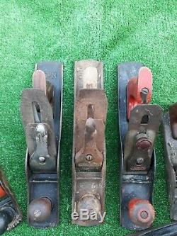 9 PLANES 9 WOODWORK PLANES JOB LOT PLANES ESTE STANLEY No5 PLANE SPARES (1393)