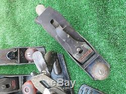 9 PLANES 9 WOODWORK PLANES JOB LOT PLANES ESTE STANLEY No5 PLANE SPARES (1393)