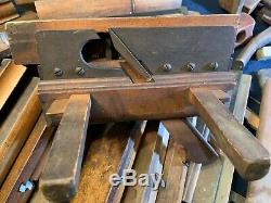 A Large Working Collection of 51+ Vintage Woodworking Tools Moulding Planes