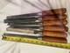 A set of 6 wood turning tools, hand forged in Japan for Japan woodworking tools