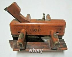 ANTIQUE WOOD WOODEN PLANER 1800's VINTAGE WOODWORKING WOOD PLANE EXCELLENT RARE