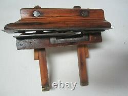 ANTIQUE WOOD WOODEN PLANER 1800's VINTAGE WOODWORKING WOOD PLANE EXCELLENT RARE