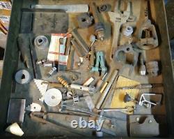 ASSORTED VINTAGE WOODWORKING TOOLS Drill press Drawer