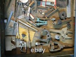 ASSORTED VINTAGE WOODWORKING TOOLS Drill press Drawer