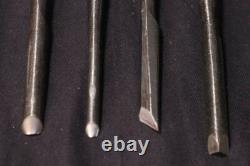 Akatsuki Striking Wood Carving Japanese Chisel Nomi Tools 10 pieces Japan