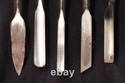 Akatsuki Striking Wood Carving Japanese Chisel Nomi Tools 10 pieces Japan