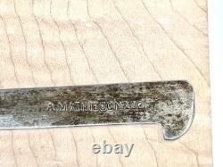 Alex Mathieson 3/4 Wide Infill Shoulder Plane No. 10 V. G. C. Excellent User