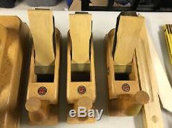 Amazing Set of Steiner (ECE or Ulmia) Wooden Woodworking Planes High Quality