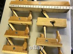 Amazing Set of Steiner (ECE or Ulmia) Wooden Woodworking Planes High Quality