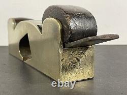 Antique 1-1/2 Gunmetal Shoulder Rabbet Rebate Plane Woodwork Tool